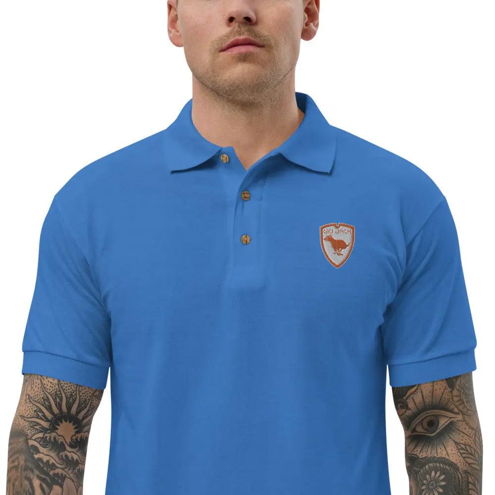Polo Gio Jack Classic Embroidered Orange white GIO JACK