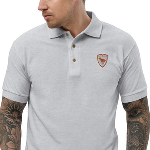 Polo Gio Jack Classic Embroidered Orange white GIO JACK