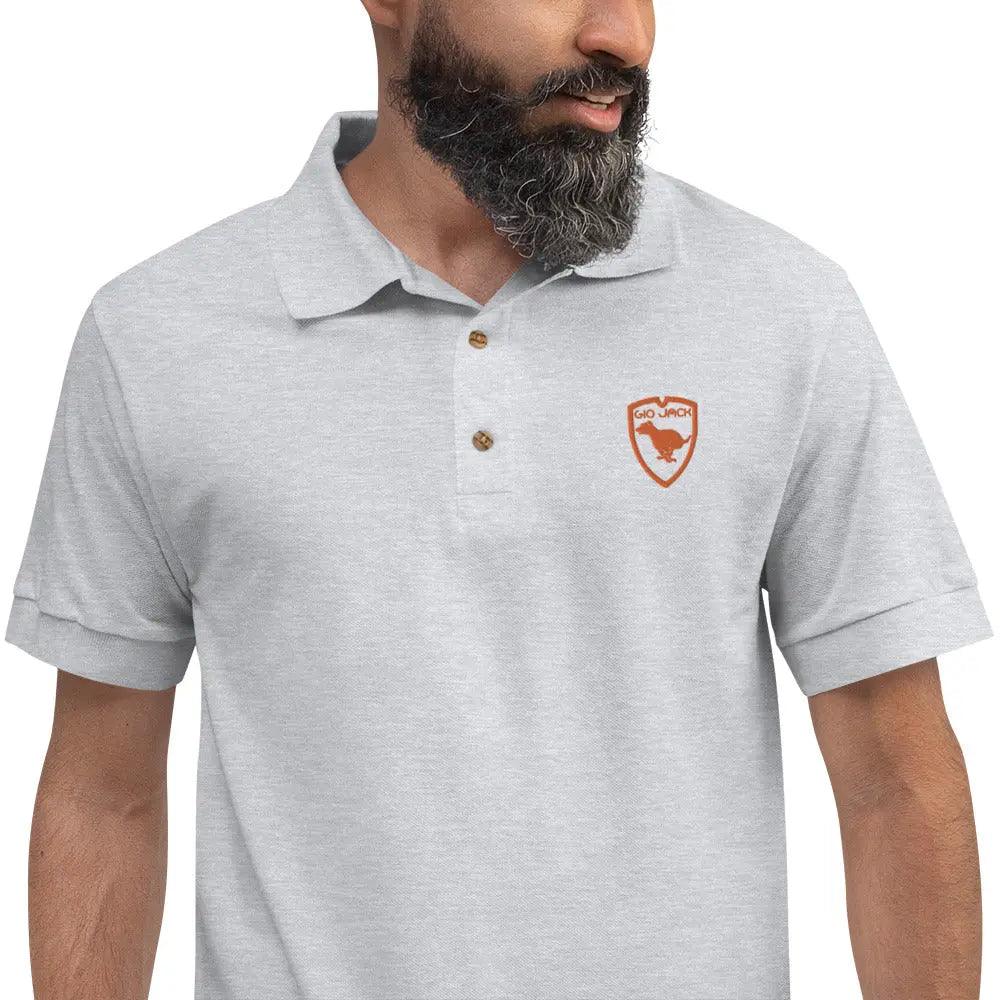 Polo Gio Jack Classic Embroidered Orange GIO JACK