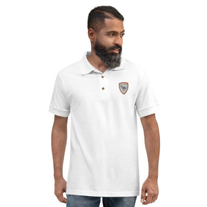 Polo Gio Jack Classic Embroidered Bicolor Grey Orange GIO JACK