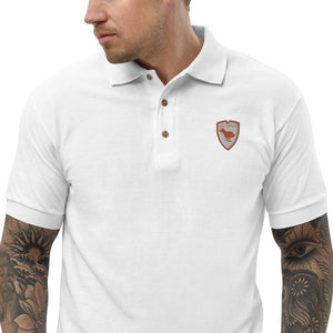 Polo Gio Jack Classic Embroidered Orange white GIO JACK