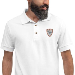 Polo Gio Jack Classic Embroidered Bicolor Grey Orange GIO JACK