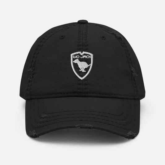 Distressed Dad Hat Logo 1 W GIO JACK