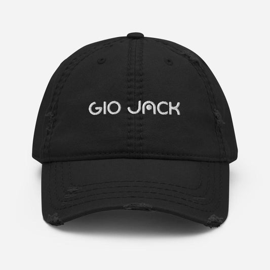 Distressed Dad Hat Logs W GIO JACK