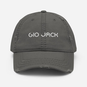 Distressed Dad Hat Logs W GIO JACK