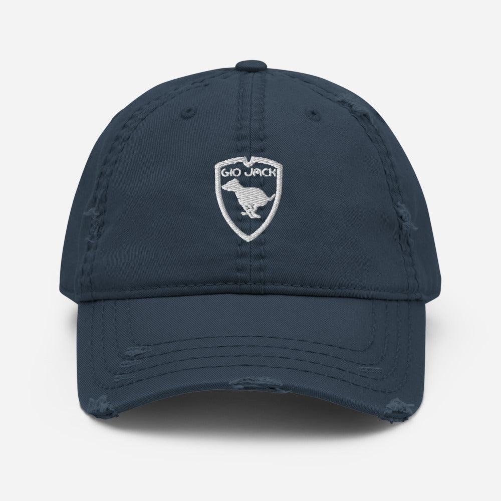 Distressed Dad Hat Logo 1 W GIO JACK