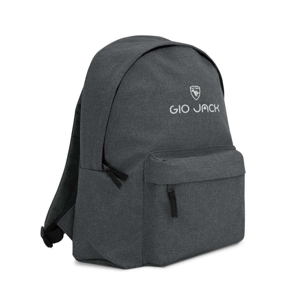 Embroidered Backpack Logs 1 W GIO JACK