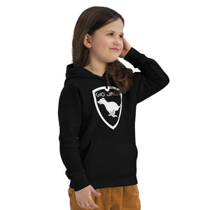 Kids eco hoodie logo 1 W F GIO JACK