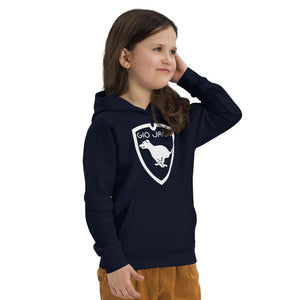 Kids eco hoodie logo 1 W F GIO JACK