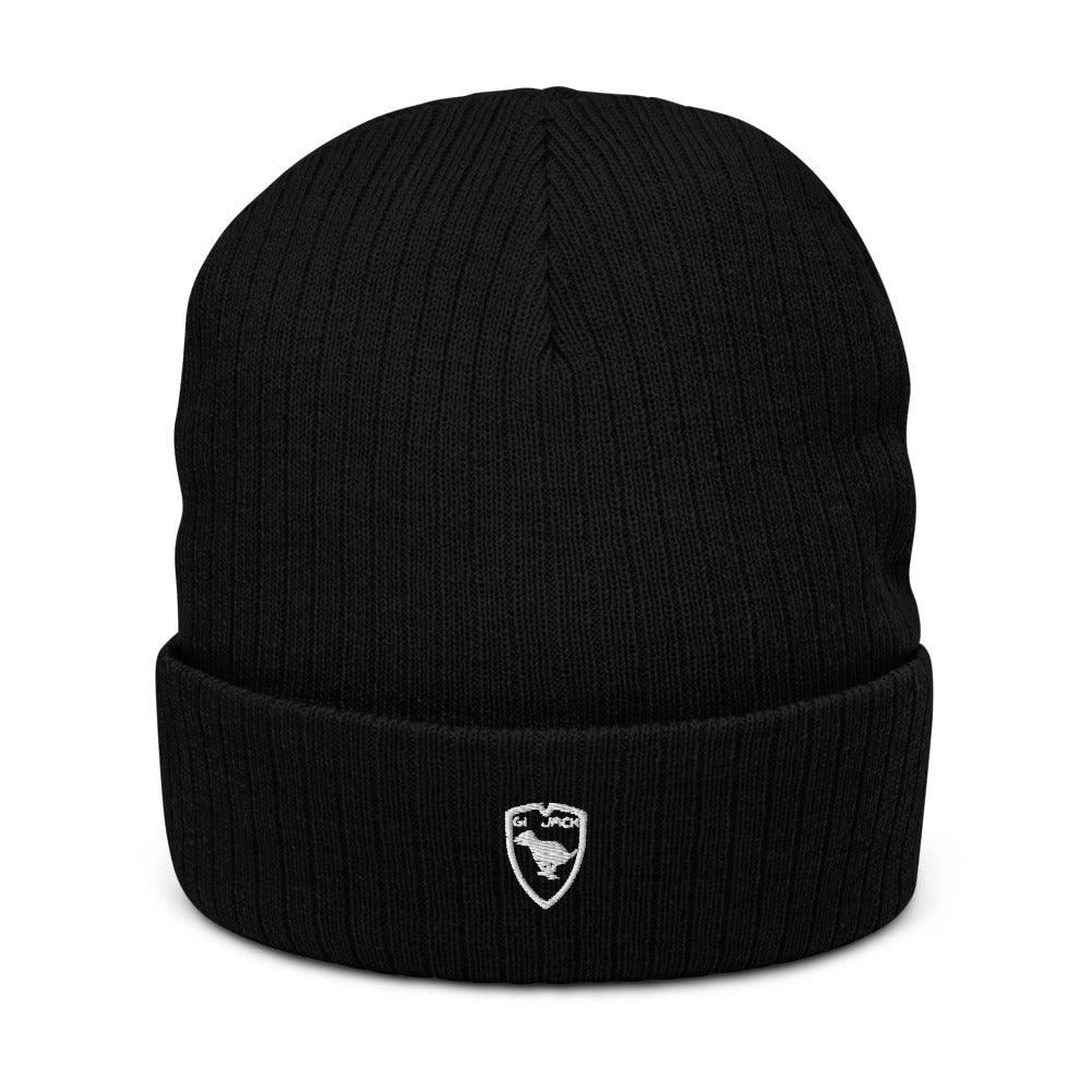 Eco Cuffed Beanie Logo 1 W GIO JACK