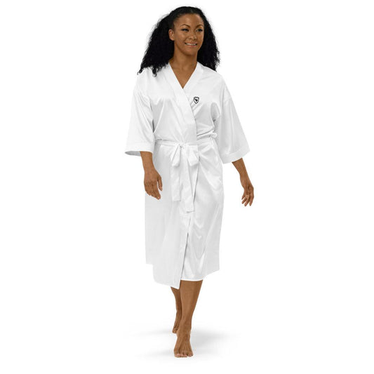 Satin robe Wom Logo 1 B F GIO JACK