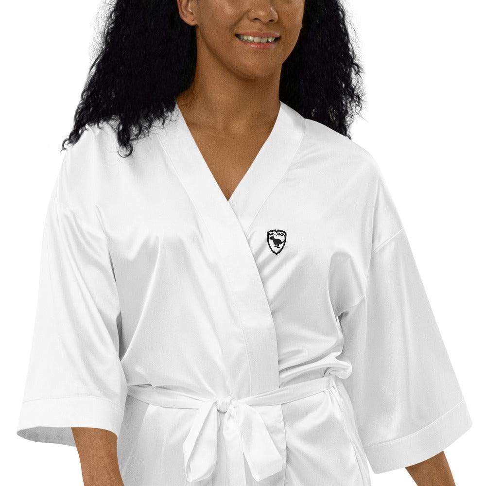 Satin robe Wom Logo 1 B F GIO JACK