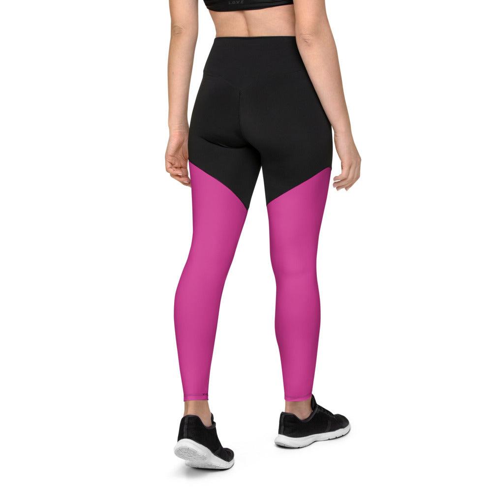 Sports Leggings Logs Deep Cherry B FR GIO JACK