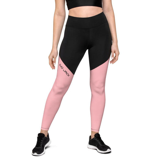 Sports Leggings Logs Pink B FR GIO JACK
