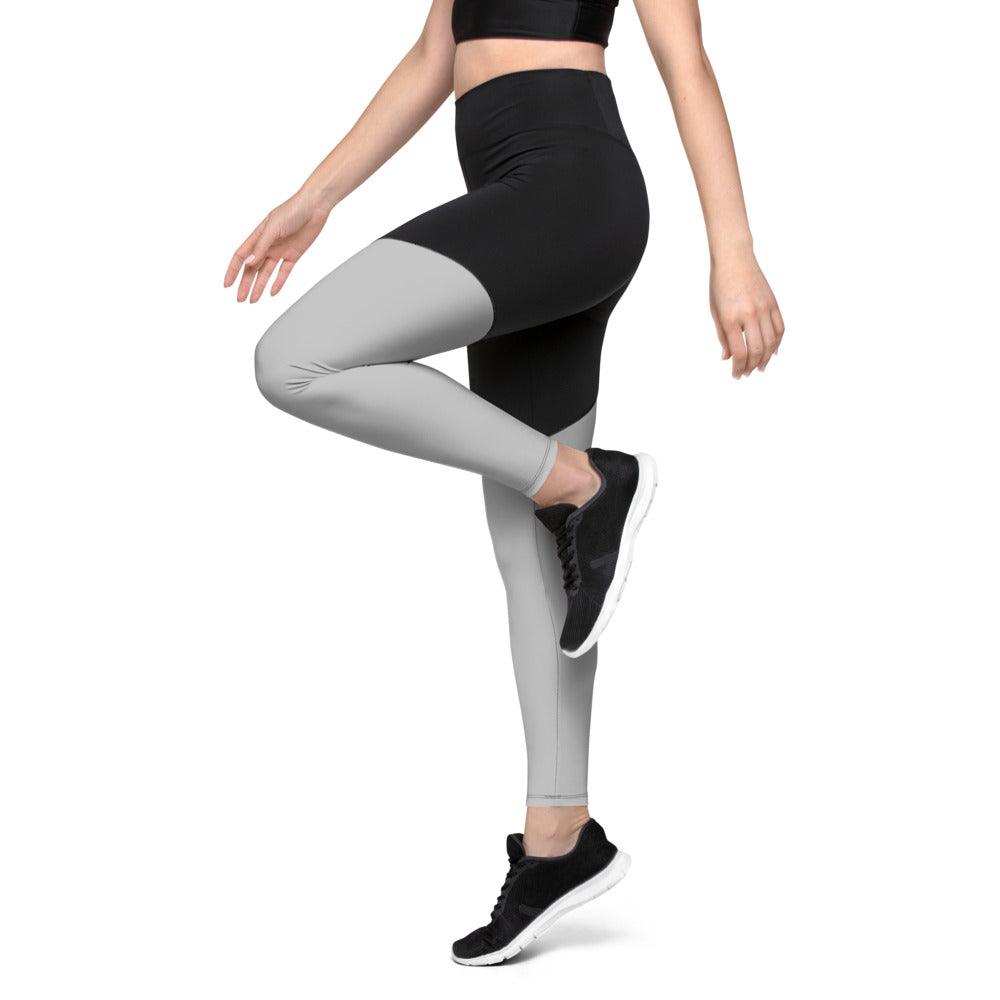 Sports Leggings Logs Silver B FR GIO JACK