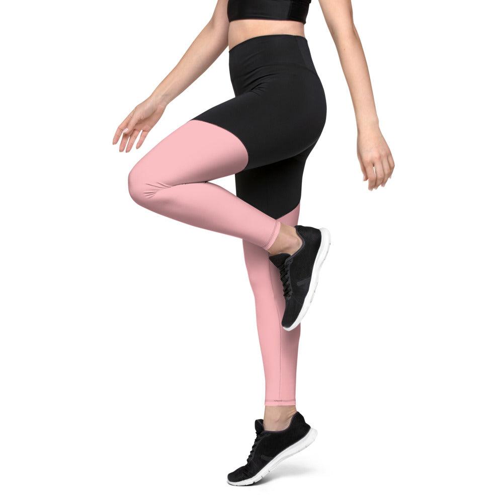 Sports Leggings Logs Pink B FR GIO JACK