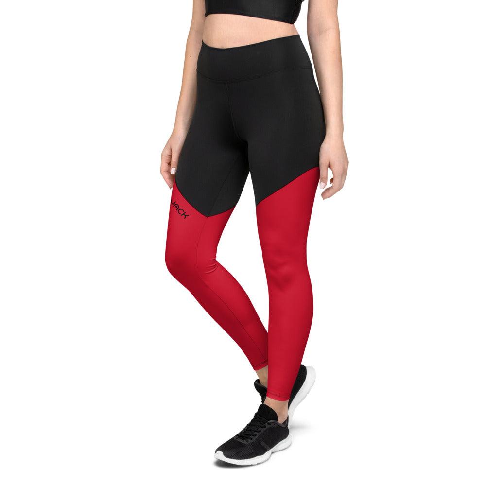 Sports Leggings Logs Red B FR GIO JACK