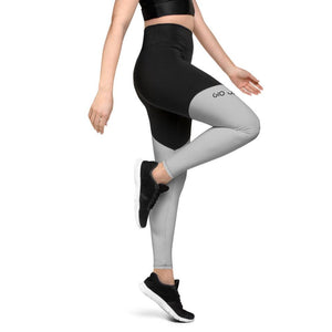 Sports Leggings Logs Silver B FR GIO JACK