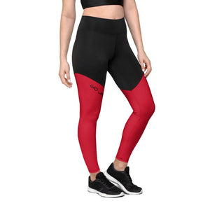 Sports Leggings Logs Red B FR GIO JACK