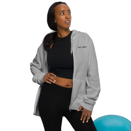 Unisex zip hoodie Wom Logs B F GIO JACK