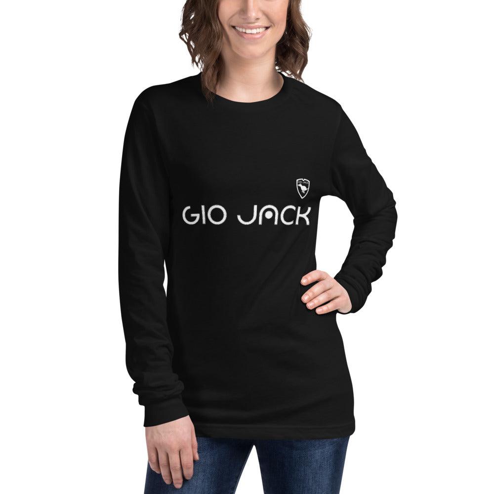 Unisex Long Sleeve Tee Wom Logs W F GIO JACK