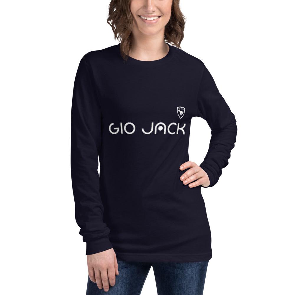 Unisex Long Sleeve Tee Wom Logs W F GIO JACK