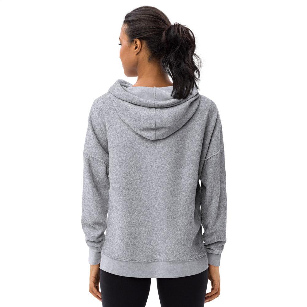 Unisex Sueded Fleece Hoodie Wom Logo 1 B F GIO JACK