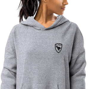 Unisex Sueded Fleece Hoodie Wom Logo 1 B F GIO JACK