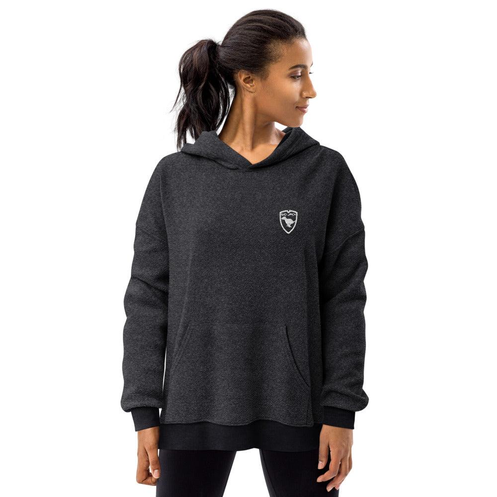 Unisex Sueded Fleece Hoodie Wom Logo 1 W F GIO JACK