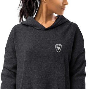 Unisex Sueded Fleece Hoodie Wom Logo 1 W F GIO JACK