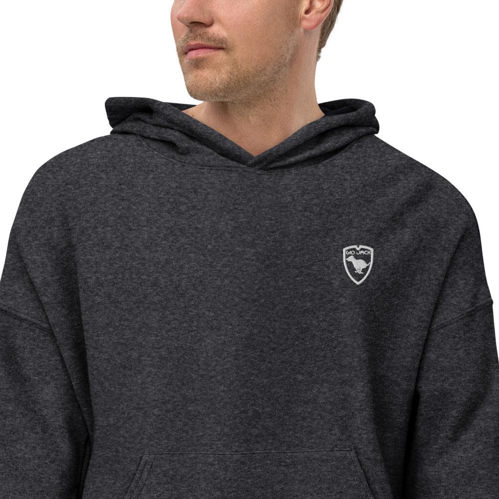 Sueded fleece Hoodie Logo 1 W GIO JACK