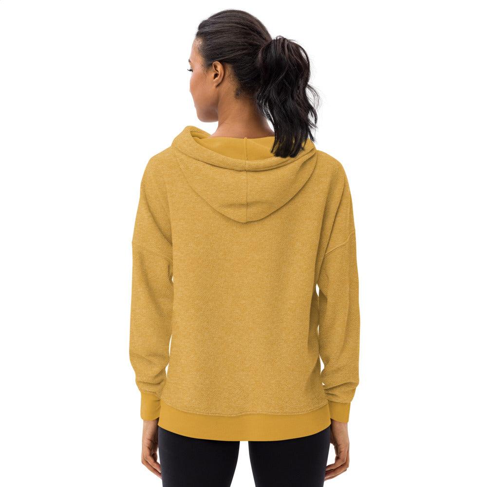 Unisex Sueded Fleece Hoodie Wom Logo 1 B F GIO JACK