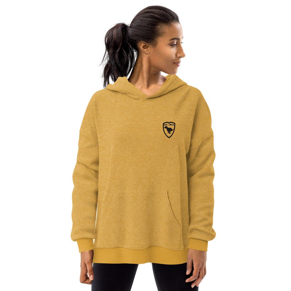 Unisex Sueded Fleece Hoodie Wom Logo 1 B F GIO JACK