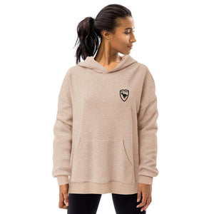 Unisex Sueded Fleece Hoodie Wom Logo 1 B F GIO JACK
