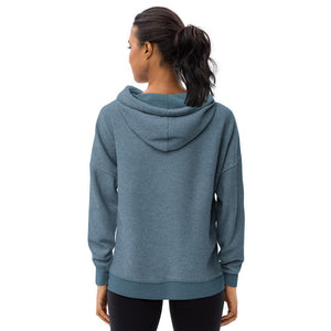 Unisex Sueded Fleece Hoodie Wom Logo 1 B F GIO JACK