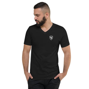 Short Sleeve V-Neck T-Shirt Logo 1 W F GIO JACK