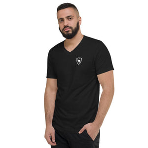 Short Sleeve V-Neck T-Shirt Logo 1 W F GIO JACK