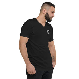 Short Sleeve V-Neck T-Shirt Logo 1 W F GIO JACK