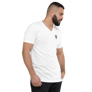 Short Sleeve V-Neck T-Shirt Logo 1 B F GIO JACK