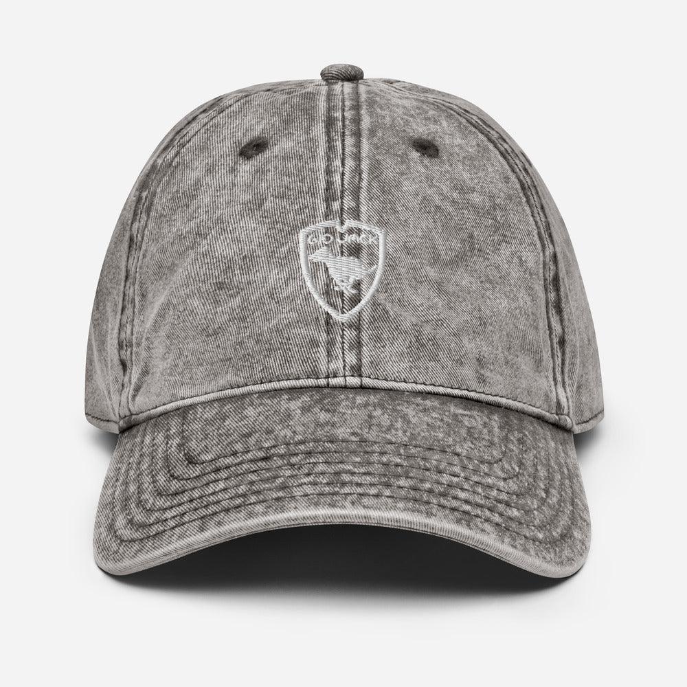 Vintage Cotton Twill Cap Logo 1 W GIO JACK