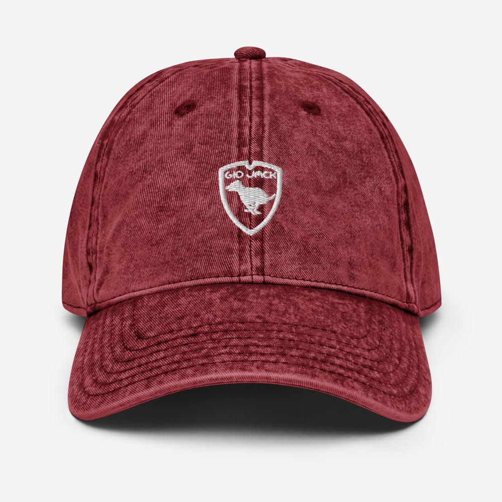 Vintage Cotton Twill Cap Logo 1 W GIO JACK