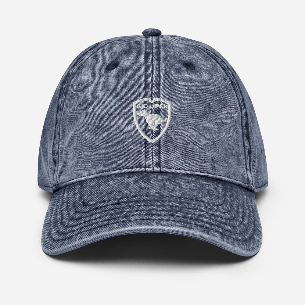 Vintage Cotton Twill Cap Logo 1 W GIO JACK