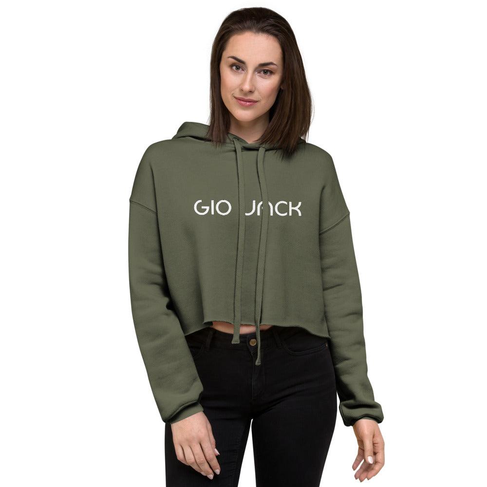 Crop Hoodie Wom Logs W F GIO JACK